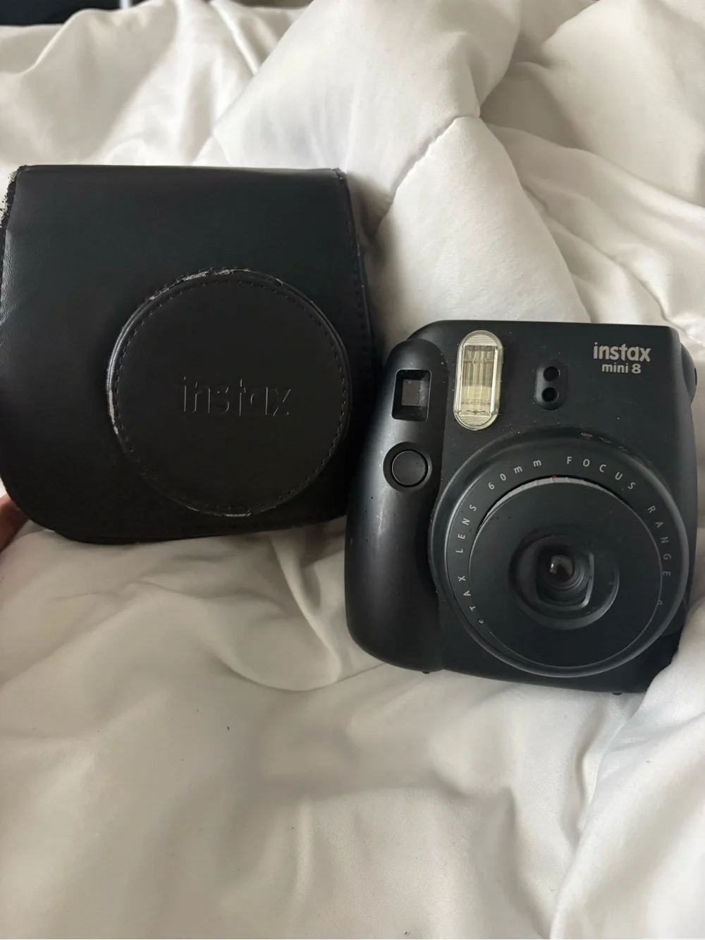 Fujifilm Instax Mini 8 Instant Camera in Black with Carry Case